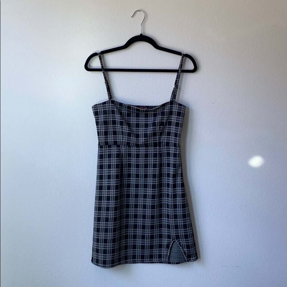Plaid Mini Dress